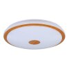 Plafonnier Eglo LANCIANO LED Brun, Blanc, 1 lumière, Télécommandes