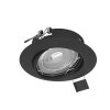 Spot encastrable Eglo PENETO LED Noir, 3 lumières