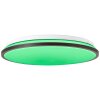 Plafonnier Brilliant Heida LED Noir, Blanc, 1 lumière, Télécommandes, Changeur de couleurs