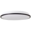 Plafonnier Brilliant Heida LED Noir, Blanc, 1 lumière, Télécommandes, Changeur de couleurs