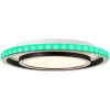 Plafonnier Brilliant Blaine LED Blanc, 1 lumière, Télécommandes, Changeur de couleurs