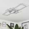 Plafonnier  Longos LED Aluminium, 1 lumière