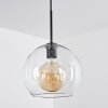 Suspension Verre 25 cm Koyoto Clair, 1 lumière