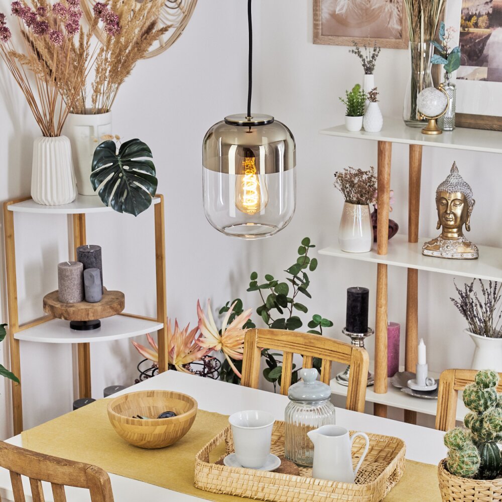 Suspension  Golpilhal Or, Clair, 1 lumière main product photo