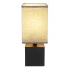 Lampe de table Globo VALENTINO Noir, 1 lumière