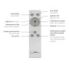 Plafonnier Leuchten-Direkt ASMIN LED Acier brossé, 1 lumière, Télécommandes