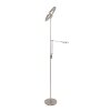 Lampadaire à vasque Steinhauer Soleil LED Acier brossé, 2 lumières