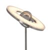 Lampadaire à vasque Steinhauer Soleil LED Acier brossé, 2 lumières