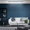 Plafonnier Brilliant Everett LED Noir, 1 lumière, Télécommandes, Changeur de couleurs