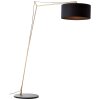 Lampadaire Brilliant Annice Or, Noir, 1 lumière