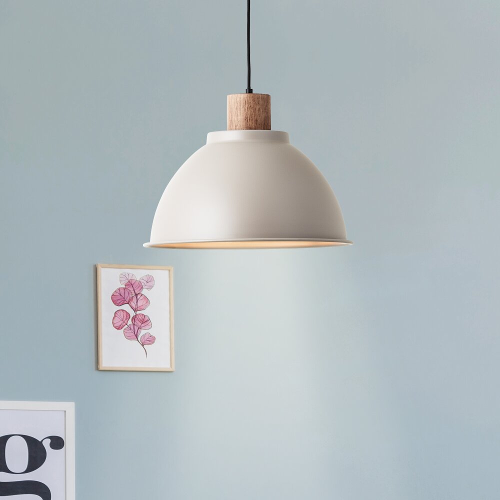 Suspension Brilliant Erena Gris, 1 lumière main product photo