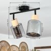 Plafonnier  Covelas Écru, Noir, 2 lumières