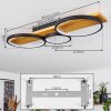 Plafonnier  Rodekro LED Écru, Noir, 1 lumière