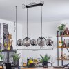Suspension  Orieux Fumé, 5 lumières