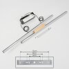 Suspension  Meiral LED Noir, 2 lumières