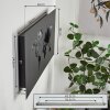 Applique murale  Zabreira LED Noir, Argenté, 1 lumière