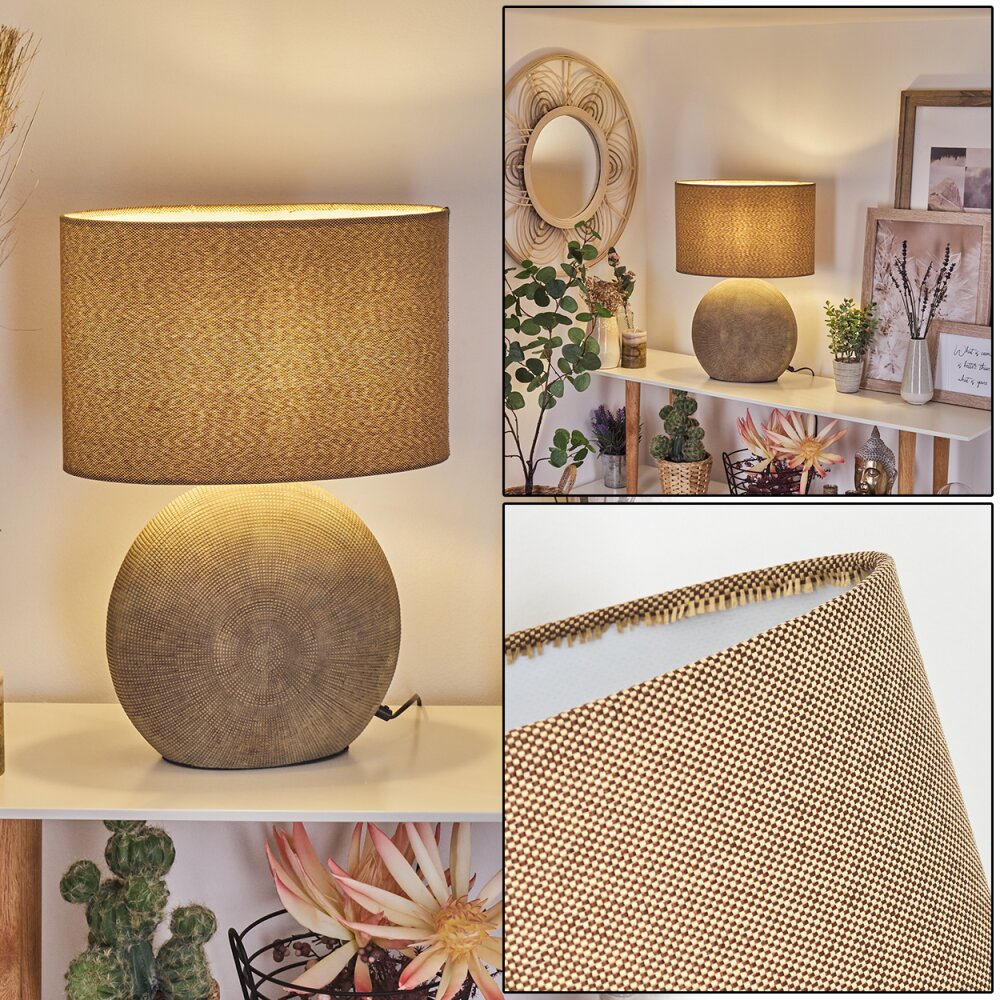 Lampe de table Manariz Brun, 1 lumière main product photo