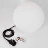 boule lumineuse iDual Diana LED Nickel mat, 1 lumière, Télécommandes, Changeur de couleurs