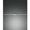 lampe miroir Fabas Luce Nala LED Chrome, 1 lumière
