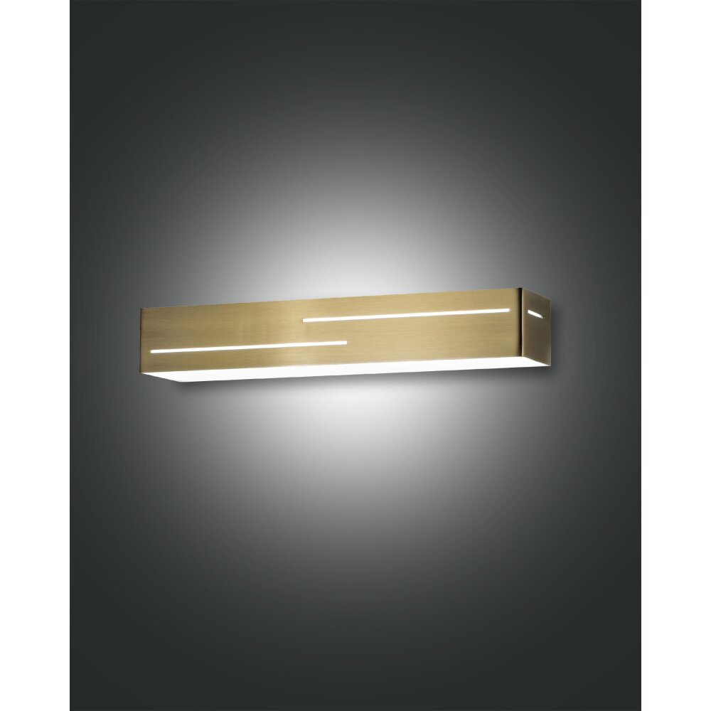 Applique murale Fabas Luce Banny LED Laiton, 1 lumière main product photo