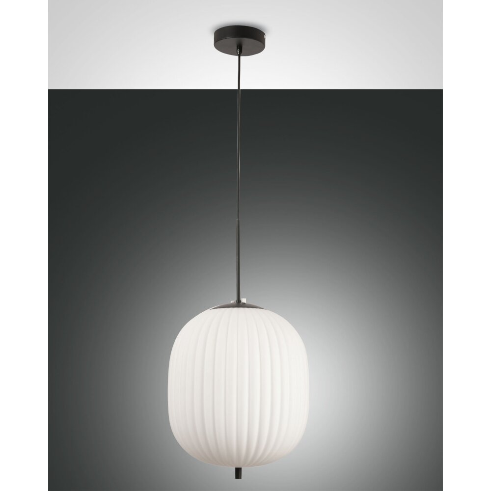 Suspension Fabas Luce Domizia Noir, 1 lumière main product photo