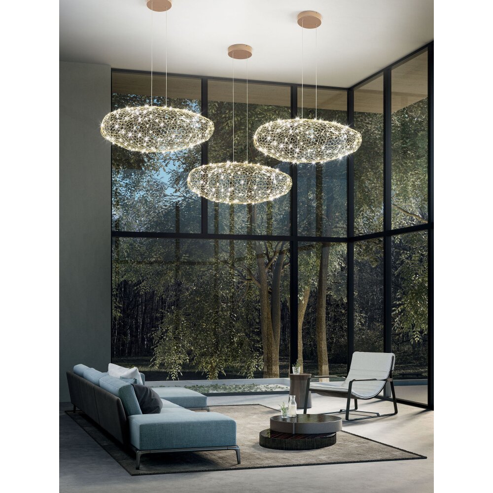 Suspension Fabas Luce Sumter LED Or, 1 lumière main product photo