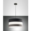 Suspension Fabas Luce Arona Noir, 3 lumières