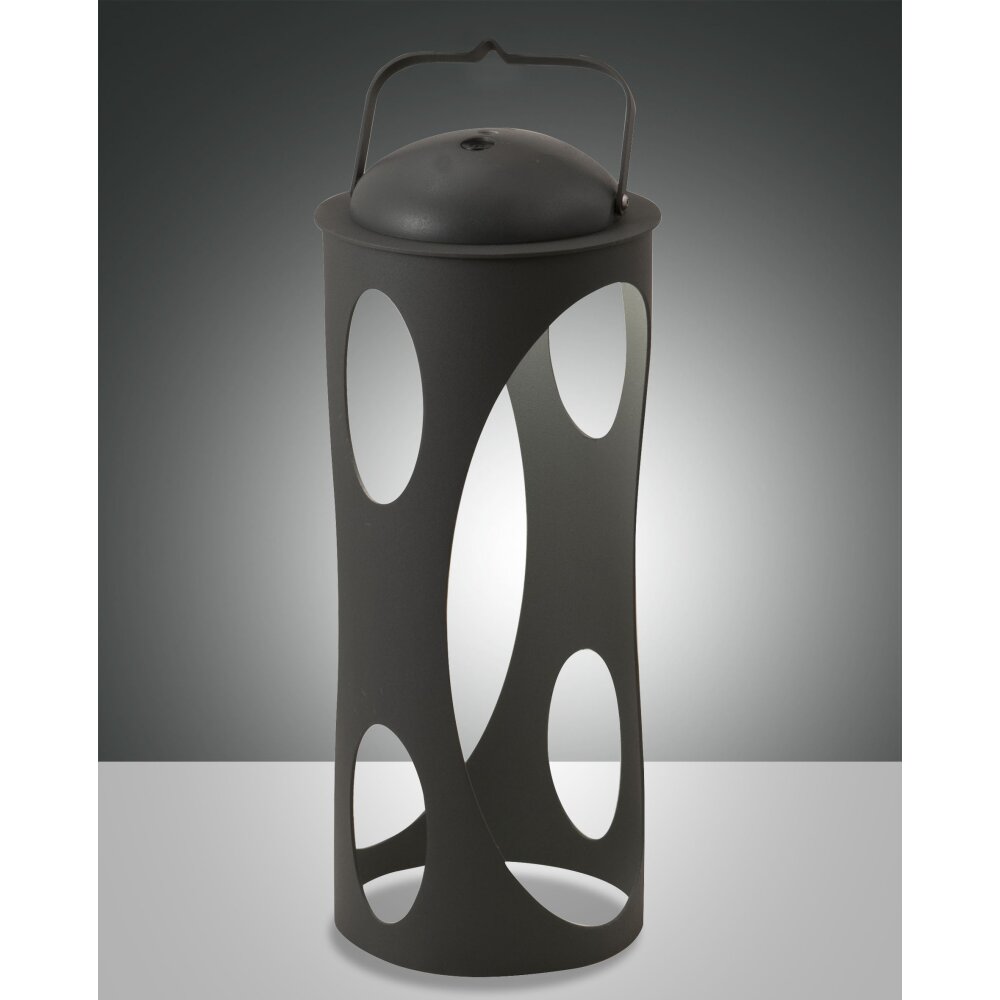 Lampe à poser Fabas Luce Caddy LED Anthracite, 1 lumière main product photo