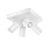 Plafonnier Philips WiZ IMAGEO LED Blanc, 4 lumières, Changeur de couleurs