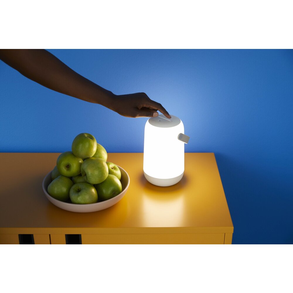 Lampe de table Philips WiZ Portable LED Blanc, 1 lumière, Changeur de couleurs main product photo