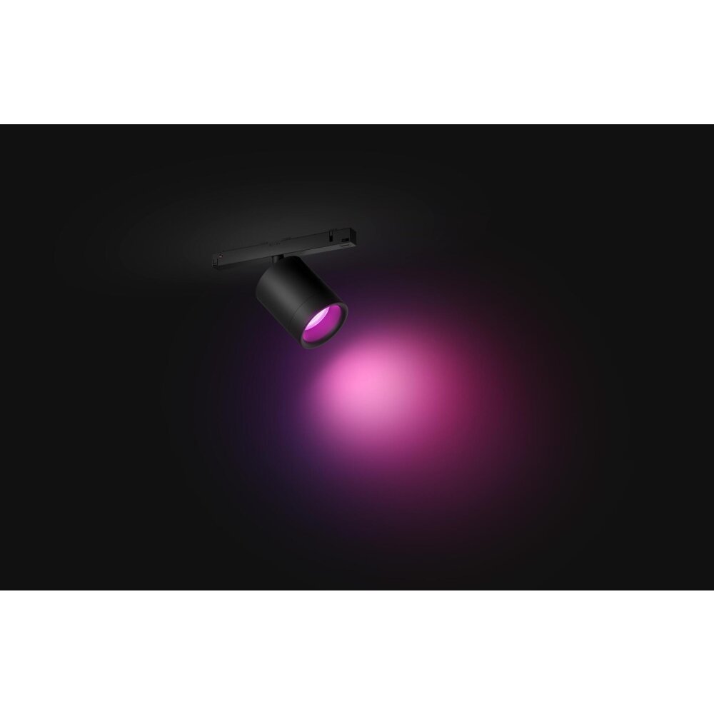 Spot Philips Hue Perifo LED Noir, 1 lumière, Changeur de couleurs main product photo