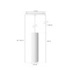 Pendule Philips Hue Perifo LED Blanc, 1 lumière, Changeur de couleurs