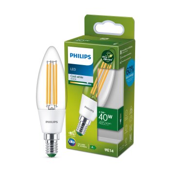Philips Classic LED E14 2,3 watt 4000 kelvin 485 lumen Philips Classic LED E14 2,3 watt 4000 kelvin 485 lumen