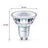Philips Classic Lot de 6 LED GU10 4,6 watt 4000 kelvin 390 lumen