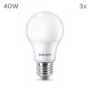 Philips Classic Set de 3 LED E27 4,9 watt 2700 kelvin 470 lumen