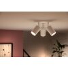 Plafonnier Philips Hue Fugato LED Blanc, 3 lumières, Changeur de couleurs