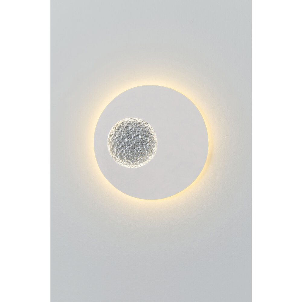 Applique murale Holländer LUNA LED Argenté, Blanc, 2 lumières main product photo