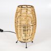 Lampe de table  Sepins Écru, Noir, 1 lumière