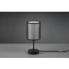 Lampe de table Trio Burton Noir, 1 lumière