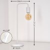 Lampe à poser Valcolla Blanc, 1 lumière