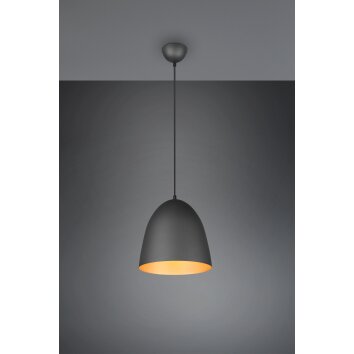 Suspension Reality Tilda Noir doré, 1 lumière