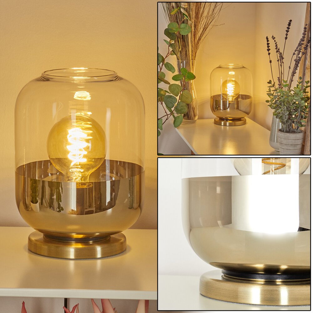 Lampe de table Golpilhal Or, Laiton, 1 lumière main product photo
