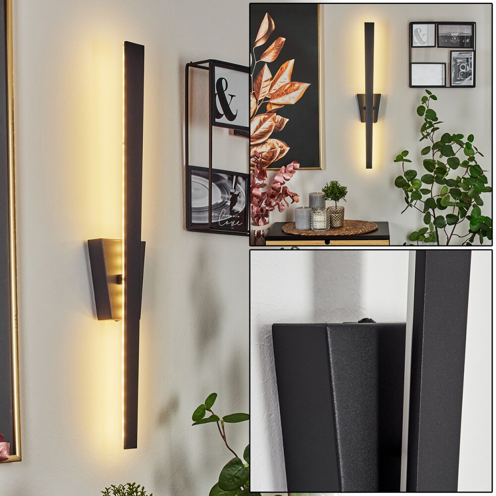 Applique murale Meels LED Noir, 1 lumière main product photo