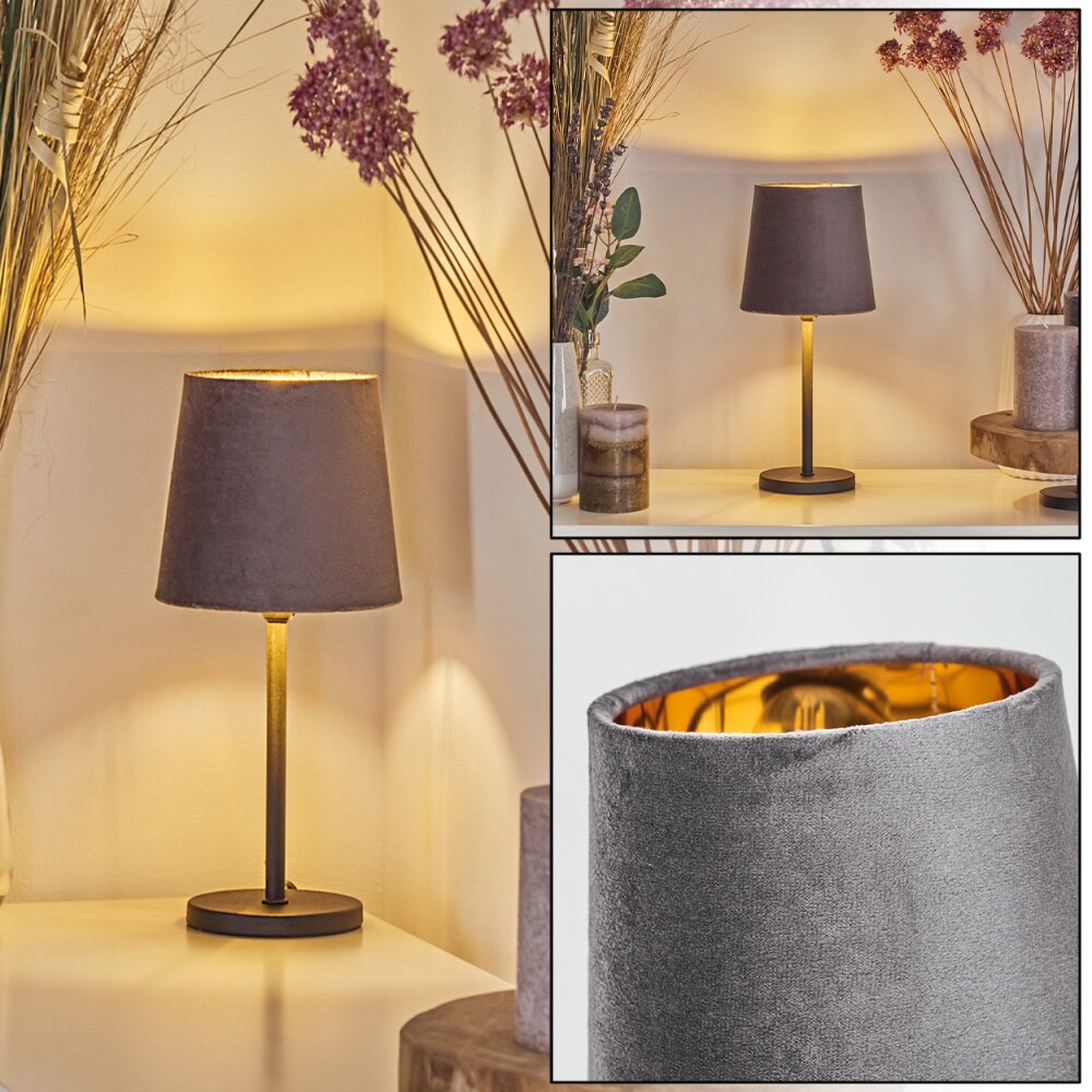 Lampe de table Frandina Or, Gris, 1 lumière main product photo