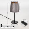 Lampe de table  Frandina Or, Gris, 1 lumière