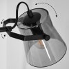 Lampadaire  Trajouca Noir, 2 lumières