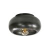 Plafonnier  Gralhos Argent Oxydé, Noir, 1 lumière