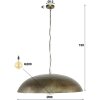 Suspension  Matanza Bronze, 1 lumière