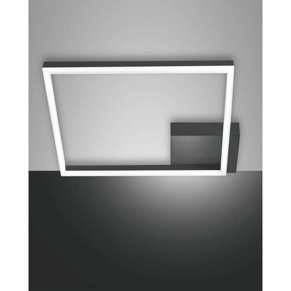Plafonnier Fabas Luce Bard LED Anthracite, 1 lumière main product photo