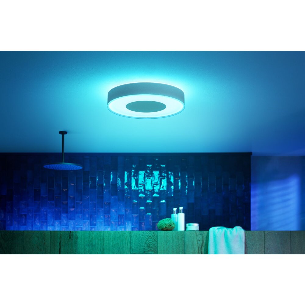 Plafonnier Philips Hue Xamento LED Blanc, 1 lumière, Changeur de couleurs main product photo